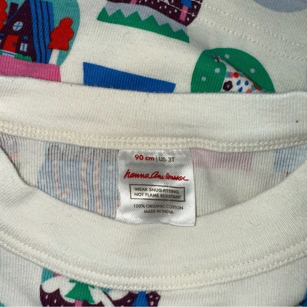 Hanna Andersson Toddler Organic Cotton Christmas Snow Globe Pajama Set